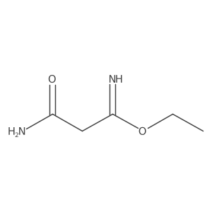 Ethyl 3-amino-3-oxopropanimidate Structure