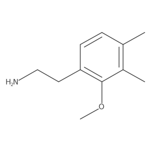 2-(2-Methoxy-3,4-dimethylphenyl)ethan-1-amine结构式