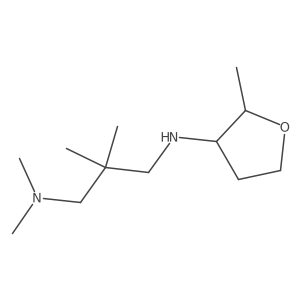 {2,2-Dimethyl-3-[(2-methyloxolan-3-yl)amino]propyl}dimethylamine结构式