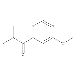 1-(6-Methoxypyrimidin-4-yl)-2-methylpropan-1-one Structure