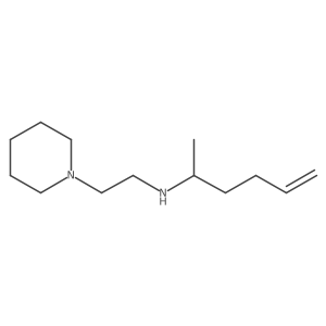 (Hex-5-en-2-yl)[2-(piperidin-1-yl)ethyl]amine Structure