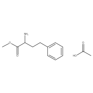 Methyl (S)-2-amino-4-phenylbutanoate acetate Structure