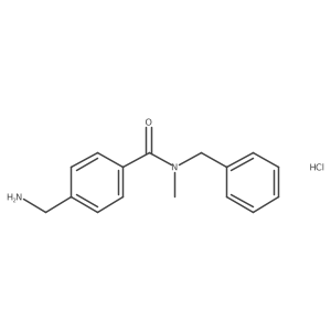 4-(Aminomethyl)-N-benzyl-N-methylbenzamide hydrochloride Structure