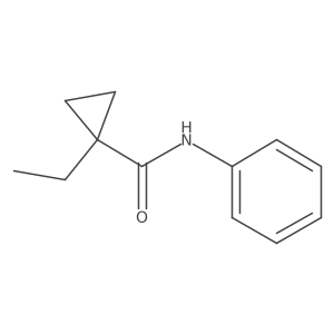 1-Ethyl-N-phenylcyclopropanecarboxamide Structure