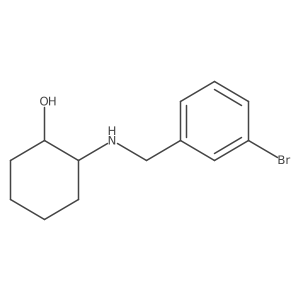 (1S,2S)-2-[(3-Bromophenyl)methylamino]cyclohexan-1-ol结构式
