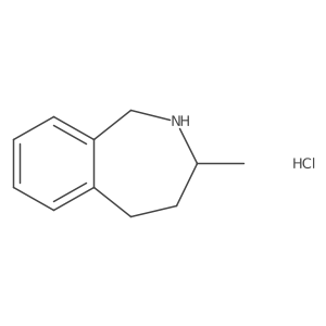 3-methyl-2,3,4,5-tetrahydro-1H-2-benzazepinehydrochloride Structure