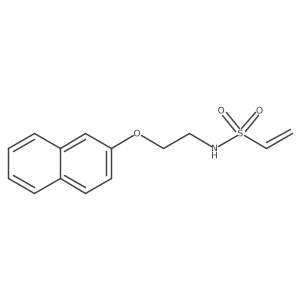 N-[2-(2-naphthalenyloxy)ethyl]ethenesulfonamide Structure