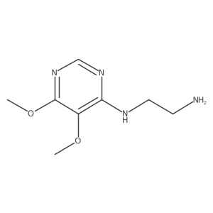N1-(5,6-Dimethoxy-4-pyrimidinyl)-1,2-ethanediamine结构式