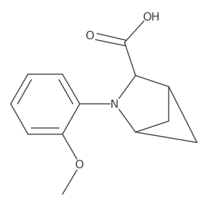 2-(2-Methoxyphenyl)-2-azabicyclo[2.1.1]hexane-3-carboxylic acid Structure