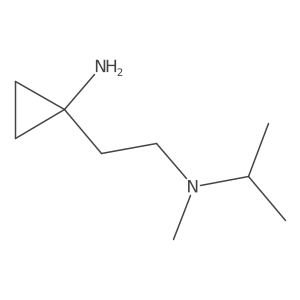 1-{2-[Methyl(propan-2-yl)amino]ethyl}cyclopropan-1-amine Structure