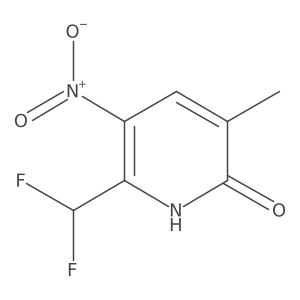 2-(Difluoromethyl)-6-hydroxy-5-methyl-3-nitropyridine结构式