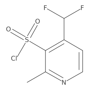 4-(Difluoromethyl)-2-methylpyridine-3-sulfonyl chloride Structure