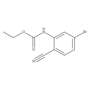 Ethyl (5-bromo-2-cyanophenyl)carbamate结构式