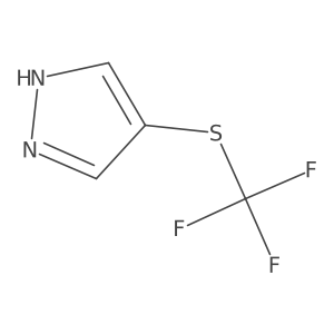 4-(trifluoromethylsulfanyl)-1H-pyrazole Structure