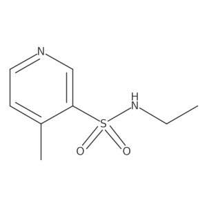 N-Ethyl-4-methylpyridine-3-sulfonamide结构式