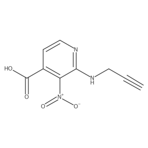 3-Nitro-2-[(prop-2-yn-1-yl)amino]pyridine-4-carboxylic acid Structure