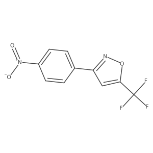 3-(4-Nitrophenyl)-5-(trifluoromethyl)-1,2-oxazole Structure