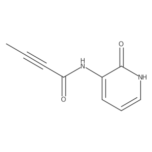 N-(2-Oxo-1H-pyridin-3-yl)but-2-ynamide结构式