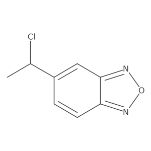 5-(1-Chloroethyl)benzo[c][1,2,5]oxadiazole结构式