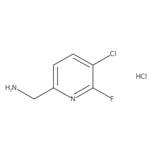 (5-Chloro-6-fluoropyridin-2-yl)methanamine hydrochloride Structure