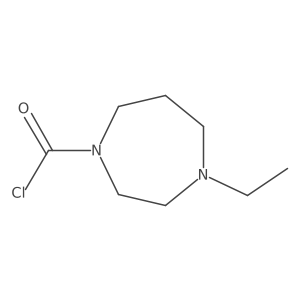4-Ethyl-1,4-diazepane-1-carbonyl chloride Structure