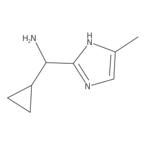 Cyclopropyl-(5-methyl-1H-imidazol-2-yl)methanamine Structure