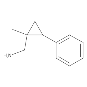 (1-Methyl-2-phenylcyclopropyl)methanamine结构式