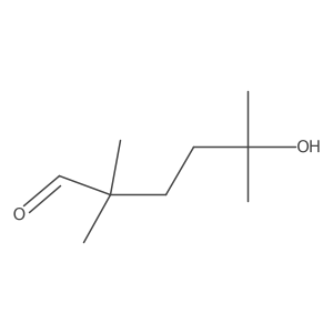 5-Hydroxy-2,2,5-trimethylhexanal Structure