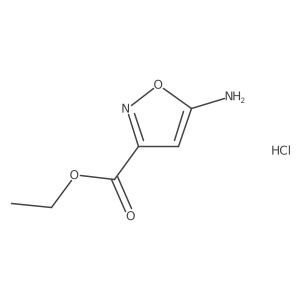 Ethyl 5-aminoisoxazole-3-carboxylate hydrochloride Structure