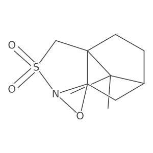 (4AS,8aR)-9,9-dimethyltetrahydro-4H-4a,7-methanobenzo[c][1,2]oxazireno[2,3-b]isothiazole 3,3-dioxide结构式
