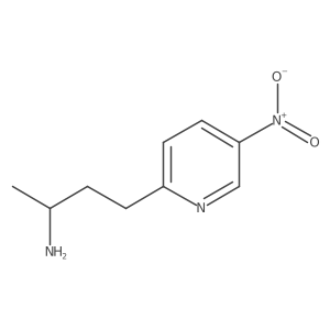 4-(5-Nitropyridin-2-yl)butan-2-amine结构式