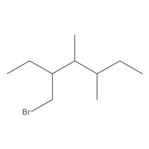 3-(Bromomethyl)-4,5-dimethylheptane结构式