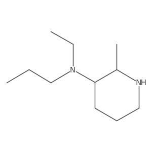 N-ethyl-2-methyl-N-propylpiperidin-3-amine结构式