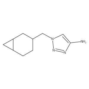 1-({bicyclo[4.1.0]heptan-3-yl}methyl)-1H-1,2,3-triazol-4-amine Structure