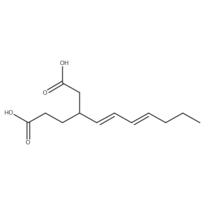 3-(Hepta-1,3-dienyl)hexanedioic acid Structure