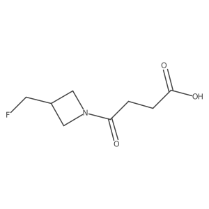 4-(3-(Fluoromethyl)azetidin-1-yl)-4-oxobutanoic acid Structure