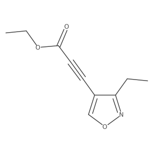 Ethyl 3-(3-ethyl-1,2-oxazol-4-yl)prop-2-ynoate结构式