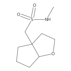 1-{hexahydro-2H-cyclopenta[b]furan-3a-yl}-N-methylmethanesulfonamide Structure