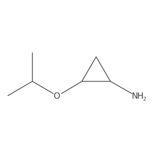 rac-(1R,2R)-2-(propan-2-yloxy)cyclopropan-1-amine Structure
