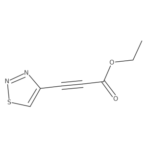 Ethyl 3-(1,2,3-thiadiazol-4-yl)prop-2-ynoate Structure