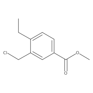 Methyl 3-(chloromethyl)-4-ethylbenzoate Structure