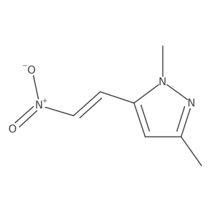 1,3-dimethyl-5-(2-nitroethenyl)-1H-pyrazole Structure