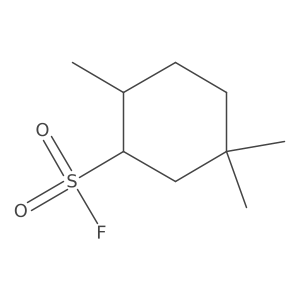 2,5,5-Trimethylcyclohexane-1-sulfonyl fluoride Structure
