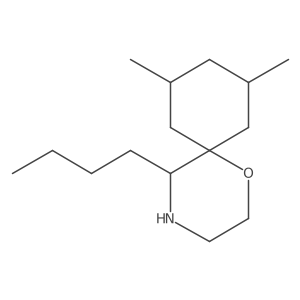 5-Butyl-8,10-dimethyl-1-oxa-4-azaspiro[5.5]undecane Structure