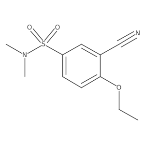 3-Cyano-4-ethoxy-N,N-dimethylbenzenesulfonamide Structure