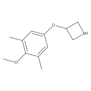 3-(4-Methoxy-3,5-dimethylphenoxy)azetidine结构式