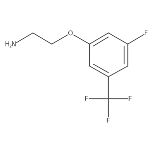 2-[3-Fluoro-5-(trifluoromethyl)phenoxy]ethan-1-amine Structure