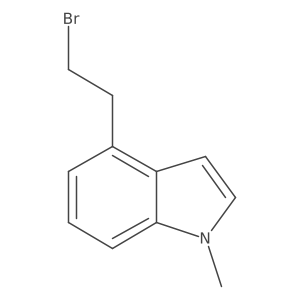 4-(2-bromoethyl)-1-methyl-1H-indole Structure