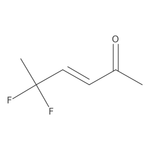 5,5-Difluorohex-3-en-2-one结构式