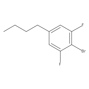 2-Bromo-5-butyl-1,3-difluorobenzene结构式